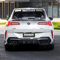 BMW X3 G45 - SOOQOO Prepreg Carbon Fiber Rear Bumper Inserts