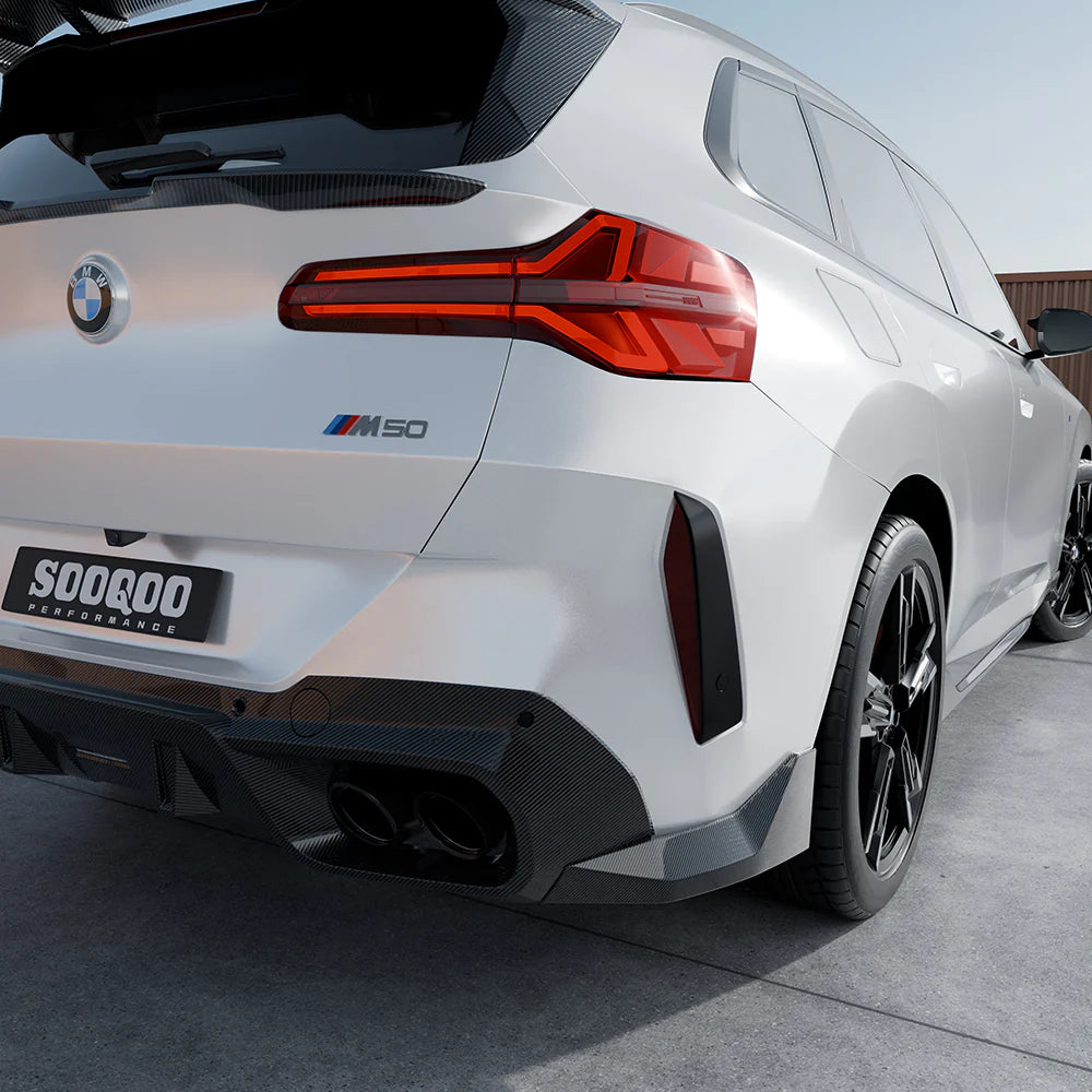 BMW X3 G45 - SOOQOO Prepreg Carbon Fiber Rear Diffuser