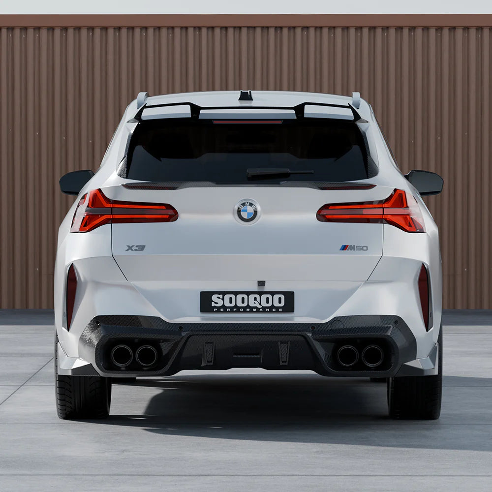 BMW X3 G45 - SOOQOO Prepreg Carbon Fiber Rear Diffuser