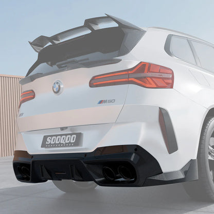 BMW X3 G45 - SOOQOO Prepreg Carbon Fiber Rear Diffuser