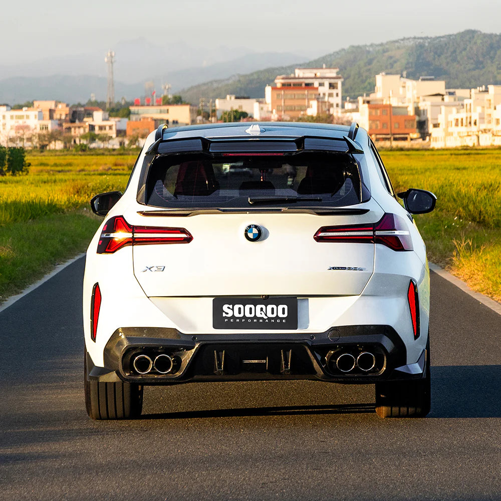 BMW X3 G45 - SOOQOO Prepreg Carbon Fiber Rear Diffuser