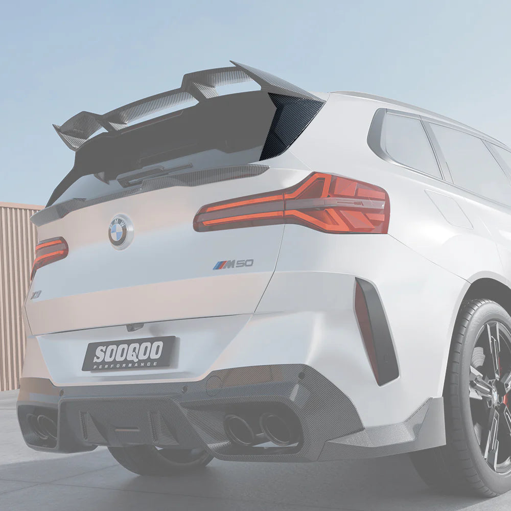 BMW X3 G45 - SOOQOO Prepreg Carbon Fiber Rear Window Fins