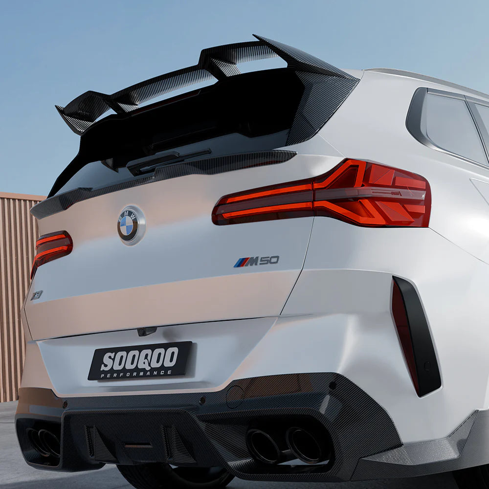 BMW X3 G45 - SOOQOO Prepreg Carbon Fiber Top Spoiler