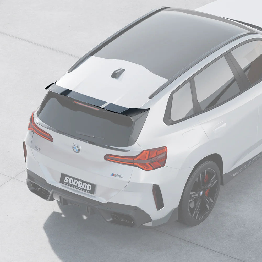 BMW X3 G45 - SOOQOO Prepreg Carbon Fiber Top Spoiler