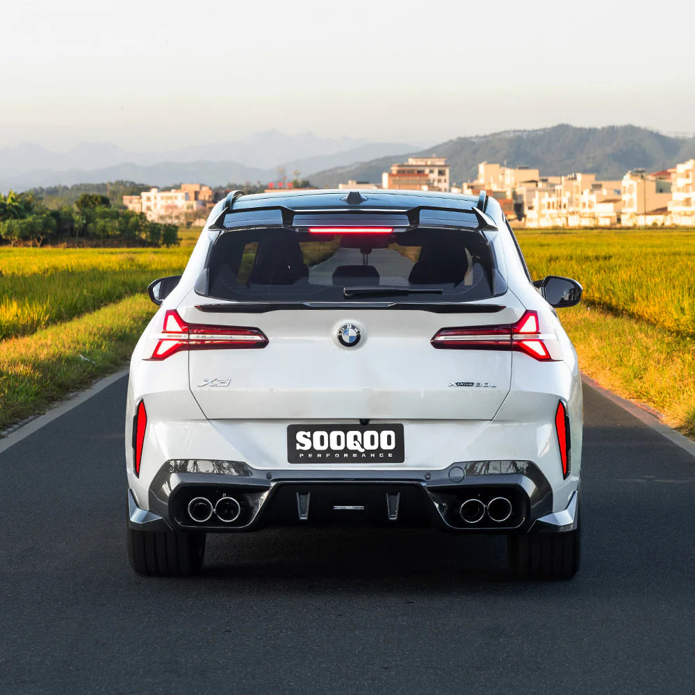 BMW X3 G45 - SOOQOO Prepreg Carbon Fiber Rear Spoiler