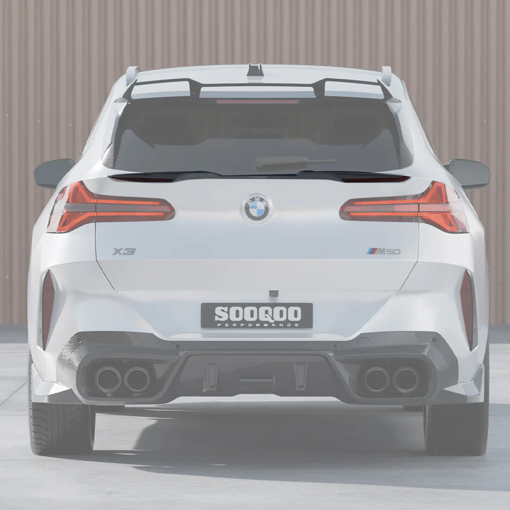 BMW X3 G45 - SOOQOO Prepreg Carbon Fiber Rear Spoiler