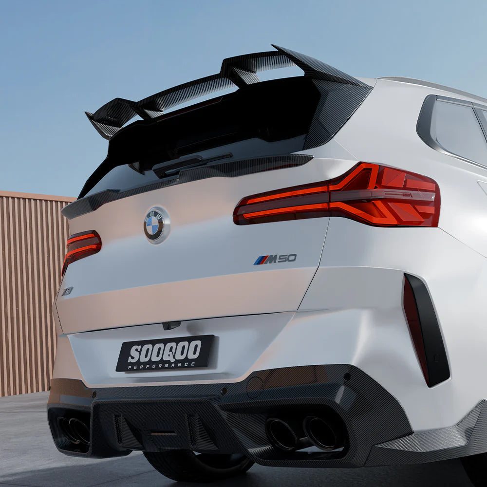 BMW X3 G45 - SOOQOO Prepreg Carbon Fiber Rear Spoiler