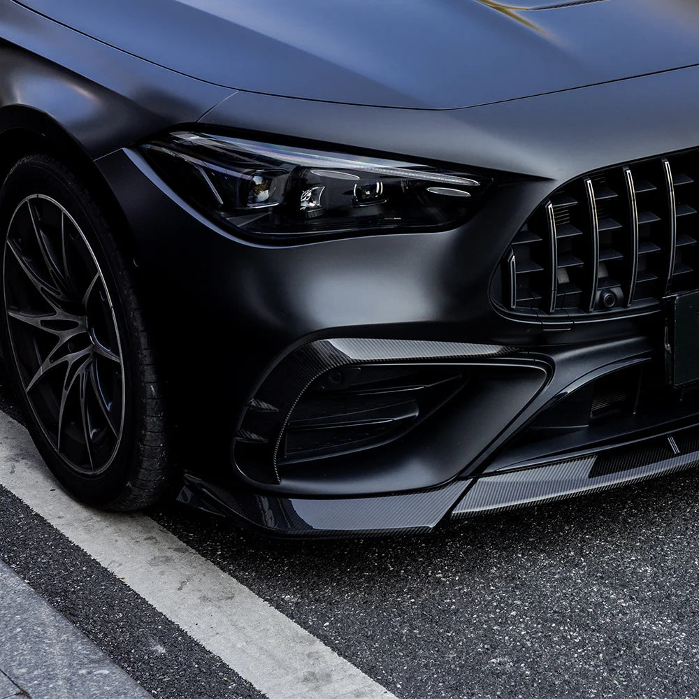 Mercedes-AMG CLE 53 C236 - SOOQOO Prepreg Carbon Fiber Front Bumper Inserts