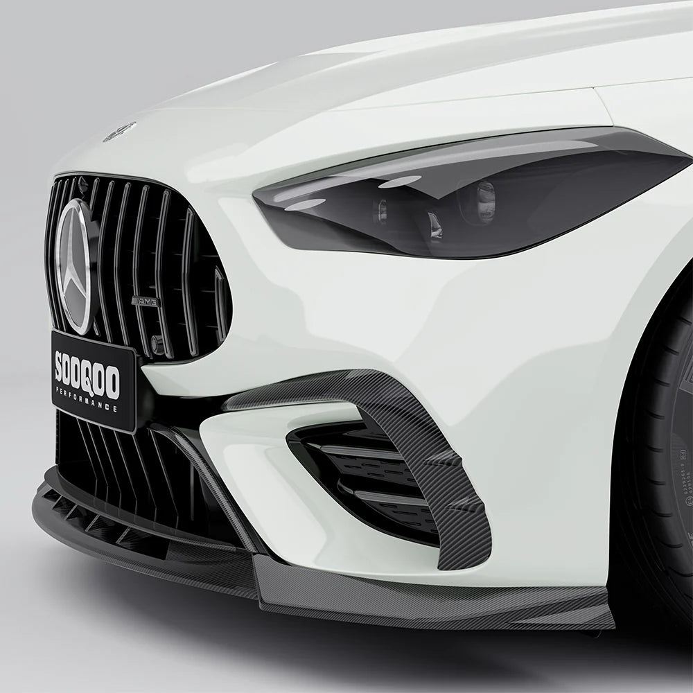 Mercedes-AMG CLE 53 C236 - SOOQOO Prepreg Carbon Fiber Front Bumper Inserts