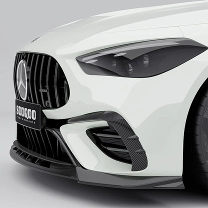 Mercedes-AMG CLE 53 C236 - SOOQOO Prepreg Carbon Fiber Front Bumper Inserts