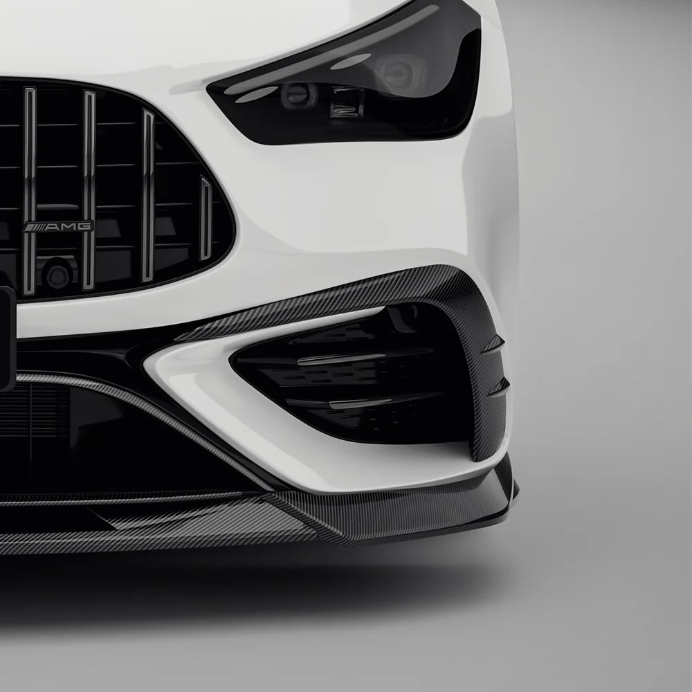 Mercedes-AMG CLE 53 C236 - SOOQOO Prepreg Carbon Fiber Front Bumper Inserts