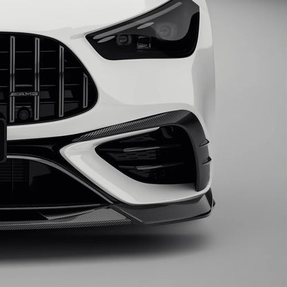 Mercedes-AMG CLE 53 C236 - SOOQOO Prepreg Carbon Fiber Front Bumper Inserts