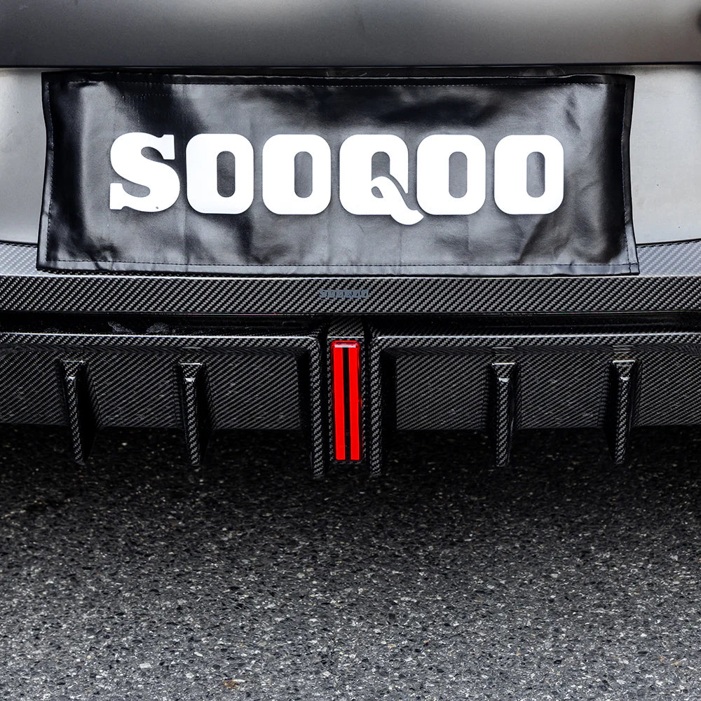 Mercedes-AMG CLE 53 C236 - SOOQOO Prepreg Carbon Fiber Rear Diffuser