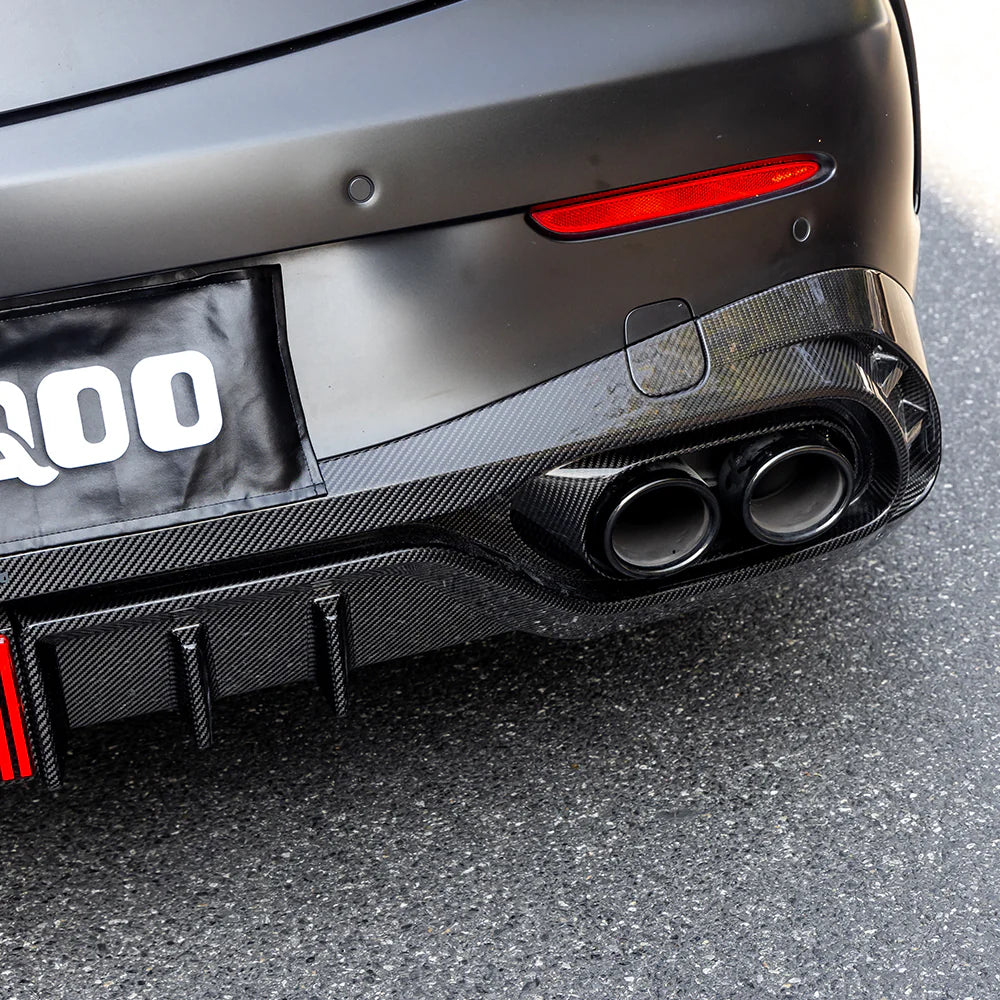 Cle53 Rear Mercedes-AMG CLE 53 C236 - SOOQOO Prepreg Carbon Fiber Rear Diffuser ...