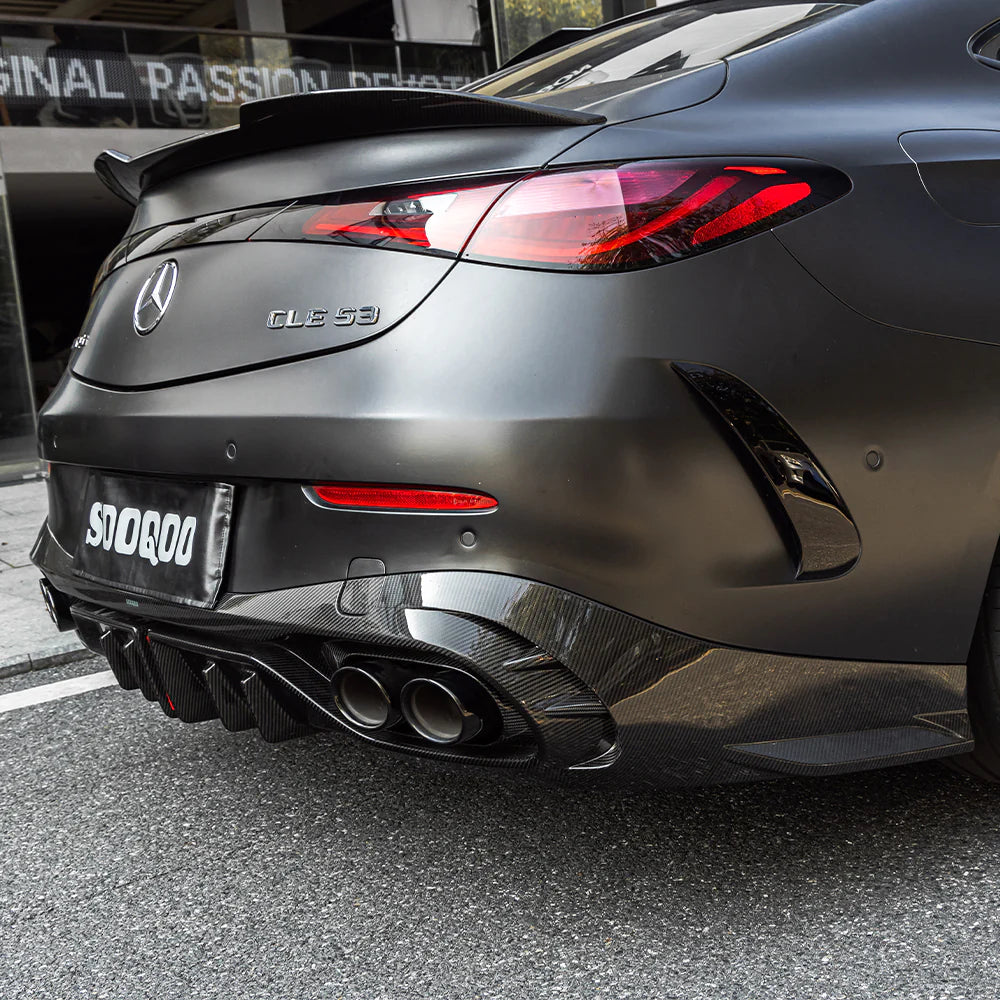 Mercedes-AMG CLE 53 C236 - SOOQOO Prepreg Carbon Fiber Rear Diffuser