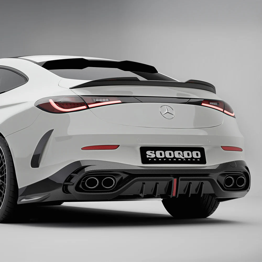 Mercedes-AMG CLE 53 C236 - SOOQOO Prepreg Carbon Fiber Rear Diffuser