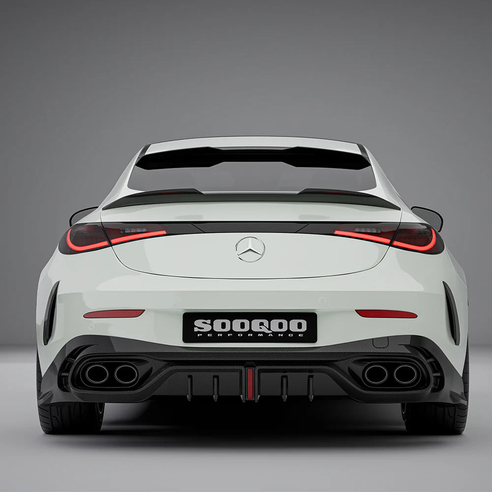 Mercedes-AMG CLE C236 - SOOQOO Prepreg Carbon Fiber Rear Spoiler