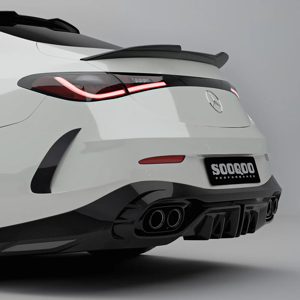 Mercedes-AMG CLE C236 - SOOQOO Prepreg Carbon Fiber Rear Spoiler