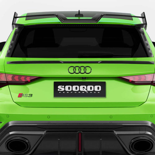 Audi RS3 8Y Sportback - SOOQOO Prepreg Carbon Fiber Rear Spoiler