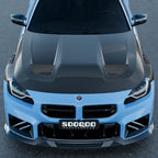 BMW M2 G87 - SOOQOO Prepreg Carbon Fiber Vented Hood