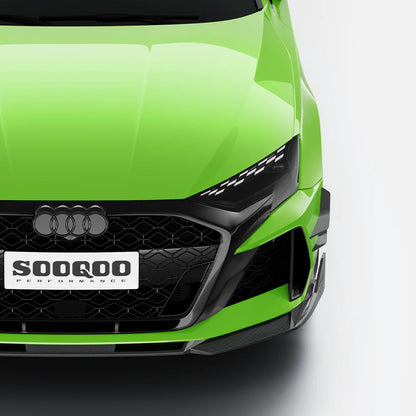 Audi RS3 8Y Facelift - SOOQOO Prepreg Carbon Fiber Front Canards
