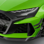 Audi RS3 8Y Facelift - SOOQOO Prepreg Carbon Fiber Front Canards