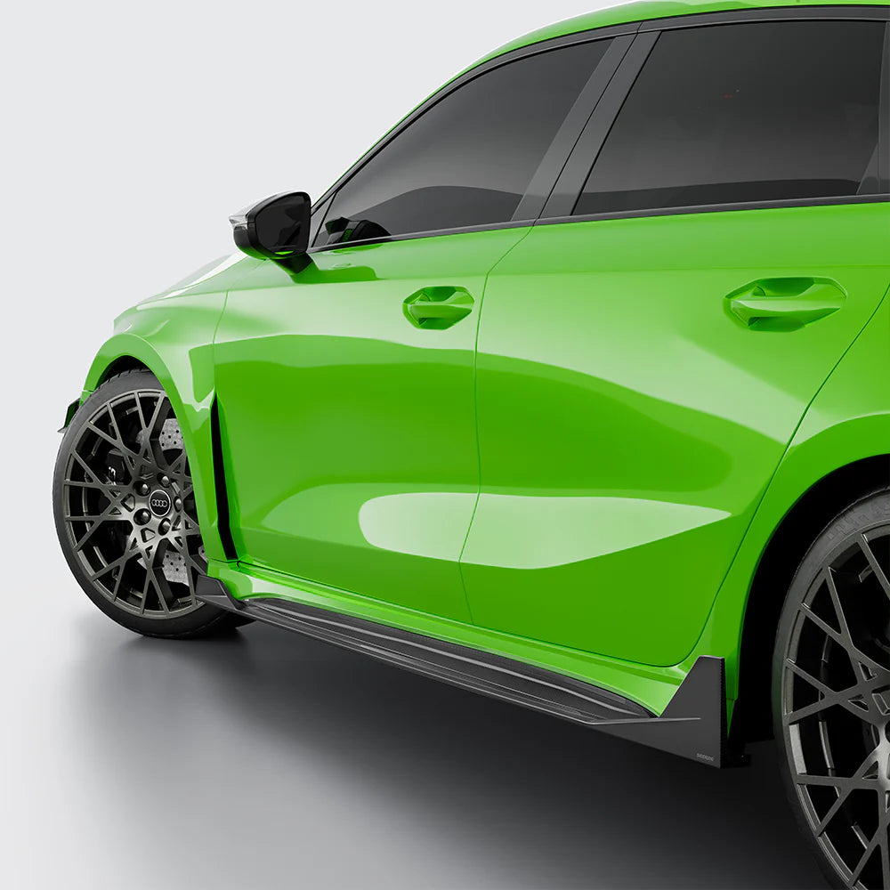 Audi RS3 8Y - SOOQOO Prepreg Carbon Fiber Side Skirt