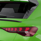 Audi RS3 8Y Sportback - SOOQOO Prepreg Carbon Fiber Rear Window Fins