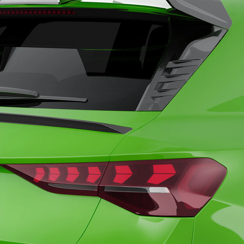 Audi RS3 8Y Sportback - SOOQOO Prepreg Carbon Fiber Rear Window Fins