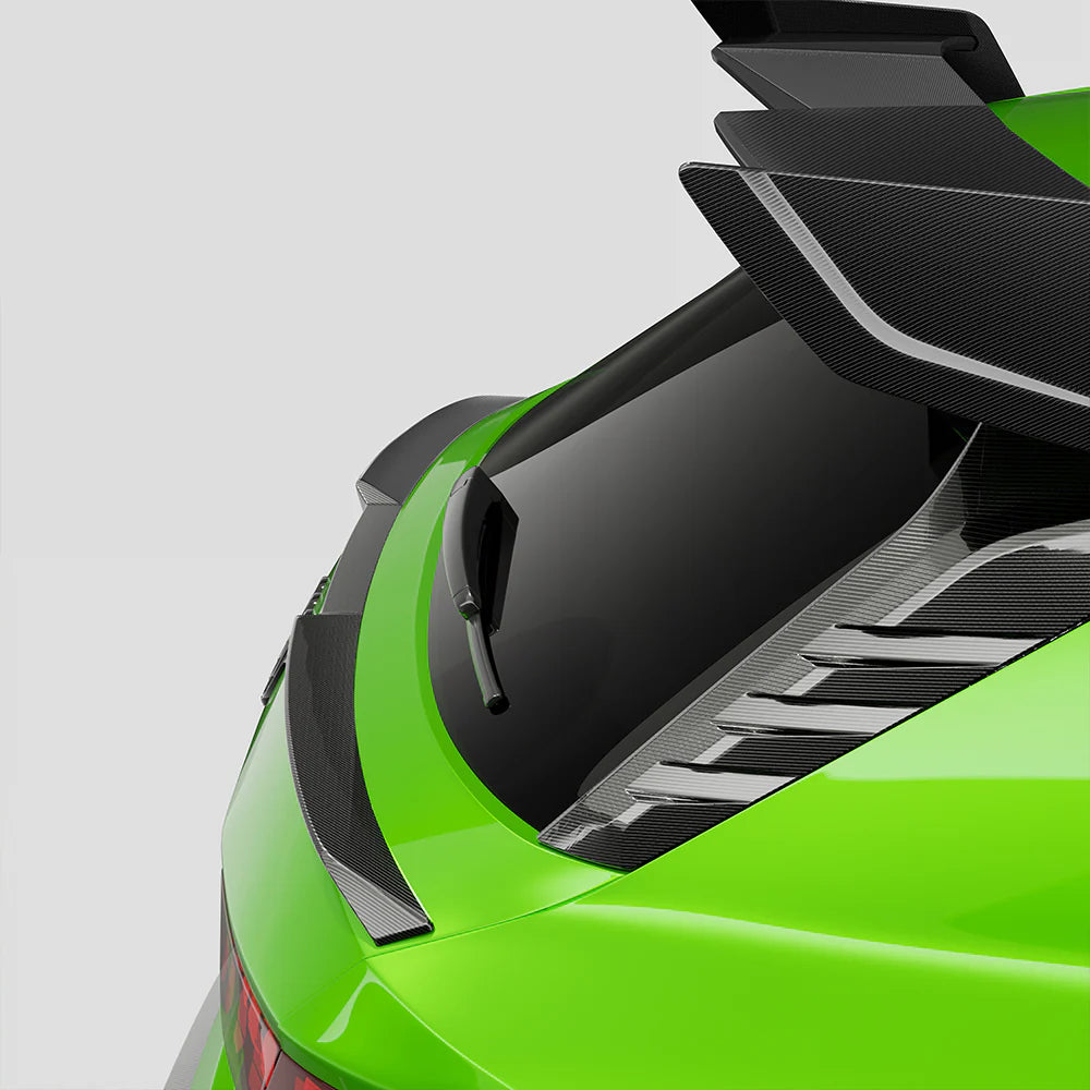 Audi RS3 8Y Sportback - SOOQOO Prepreg Carbon Fiber Rear Window Fins