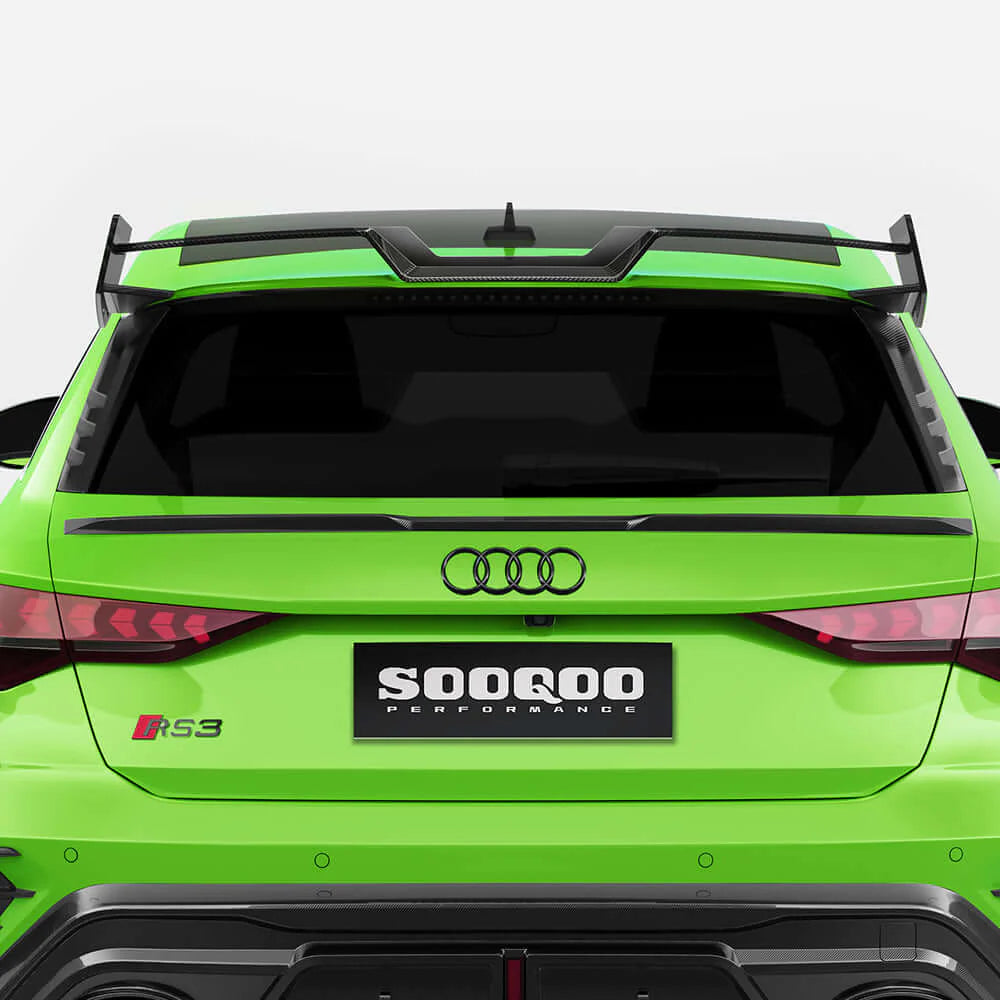 Audi RS3 8Y Sportback - SOOQOO Prepreg Carbon Fiber Top Spoiler