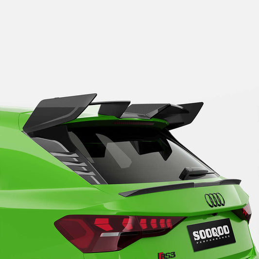 Audi RS3 8Y Sportback - SOOQOO Prepreg Carbon Fiber Top Spoiler