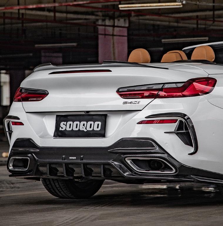BMW G14/G15 8 Series - SQ Style Carbon Fiber Rear Diffuser