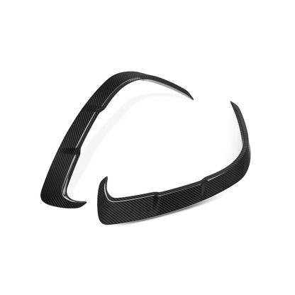 BMW Z4 G29 – SOOQOO Prepreg Carbon Fiber Rear Bumper Inserts