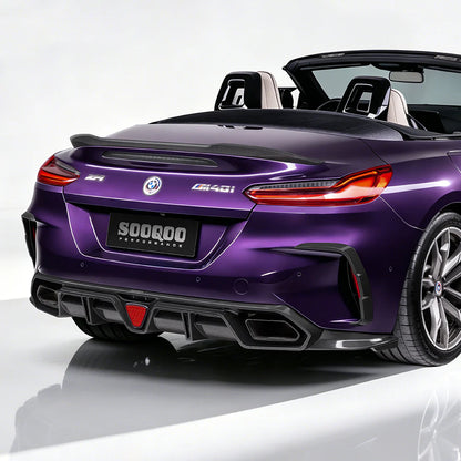 BMW Z4 G29 – SOOQOO Prepreg Carbon Fiber Rear Diffuser