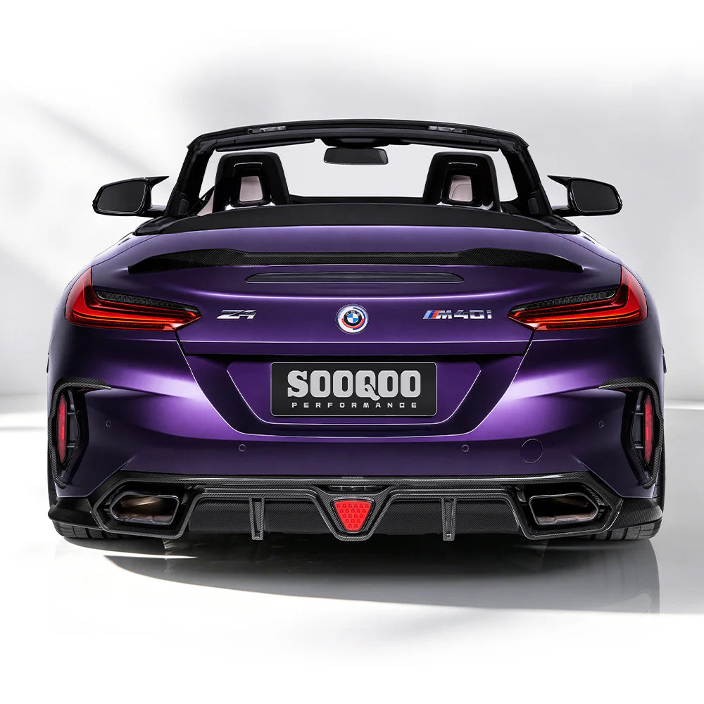 BMW Z4 G29 – SOOQOO Prepreg Carbon Fiber Rear Diffuser