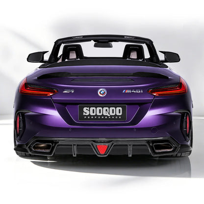 BMW Z4 G29 – SOOQOO Prepreg Carbon Fiber Rear Diffuser