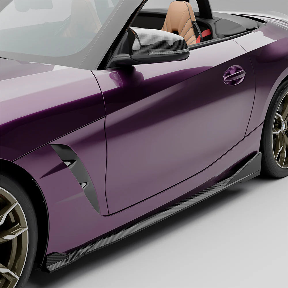 BMW Z4 G29 – SOOQOO Prepreg Carbon Fiber Side Skirts