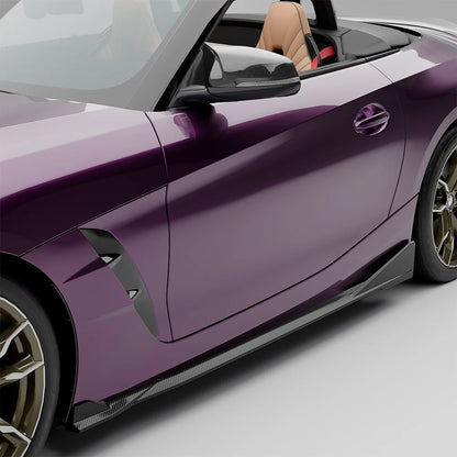 BMW Z4 G29 – SOOQOO Prepreg Carbon Fiber Side Skirts