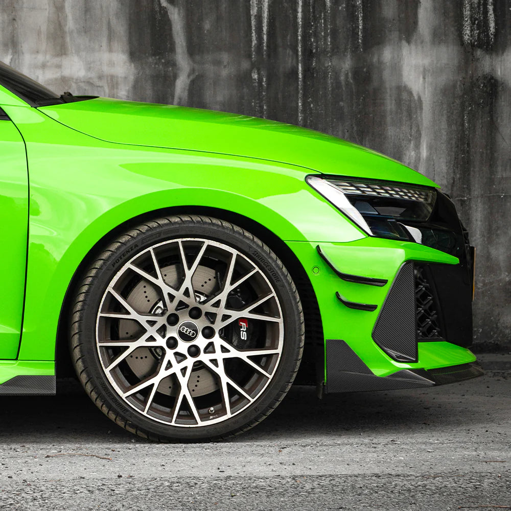 Audi RS3 8Y Facelift - SOOQOO Prepreg Carbon Fiber Front Canards