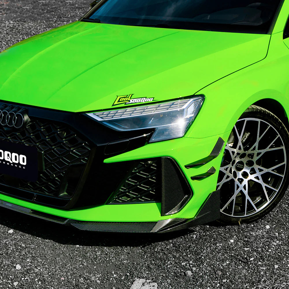Audi RS3 8Y Facelift - SOOQOO Prepreg Carbon Fiber Front Lip