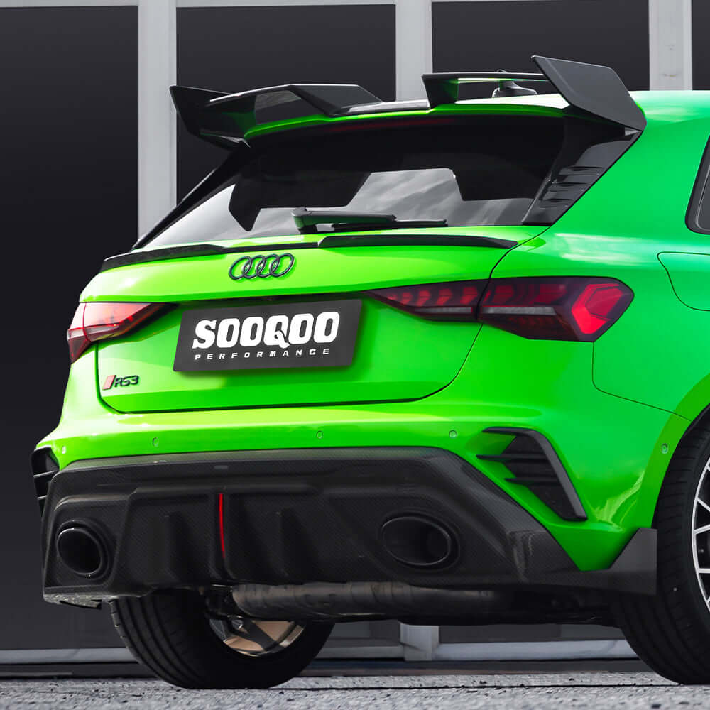 Audi RS3 8Y Sportback - SOOQOO Prepreg Carbon Fiber Rear Spoiler