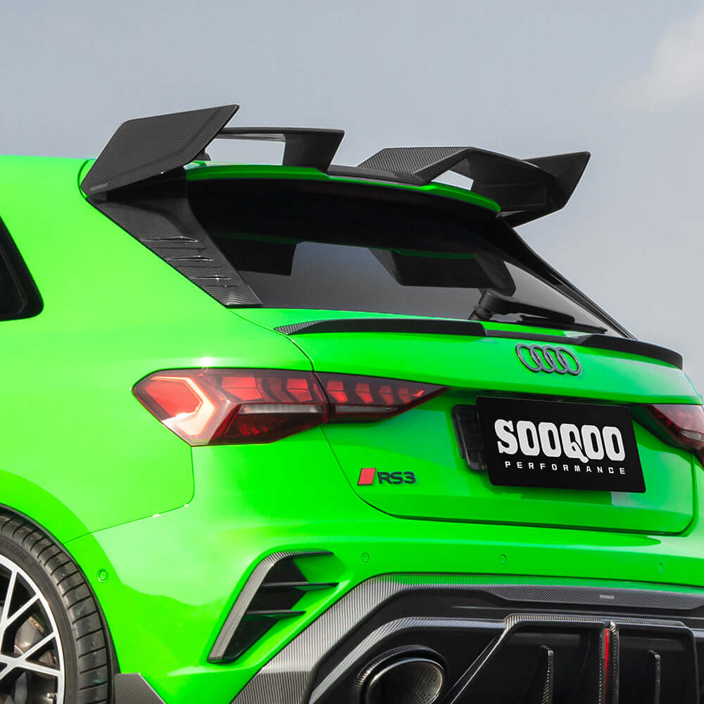 Audi RS3 8Y Sportback - SOOQOO Prepreg Carbon Fiber Top Spoiler