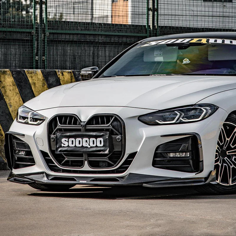 BMW G22/G23 4 Series - SQ Style Carbon Fiber Front Lip