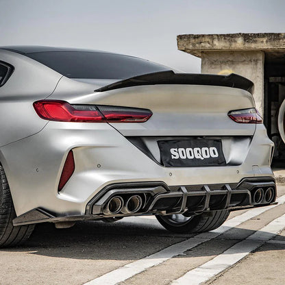 BMW F91/F92/F93 M8 - SQ Style Carbon Fiber Rear Diffuser
