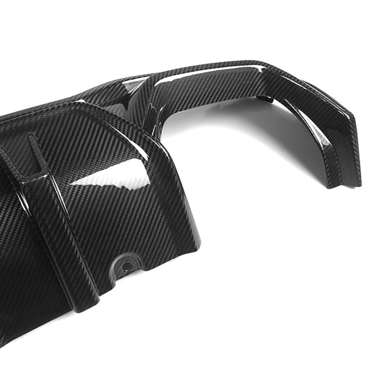 BMW G26 4 Series - SQ Carbon Fiber Dual Tip Rear Diffuser