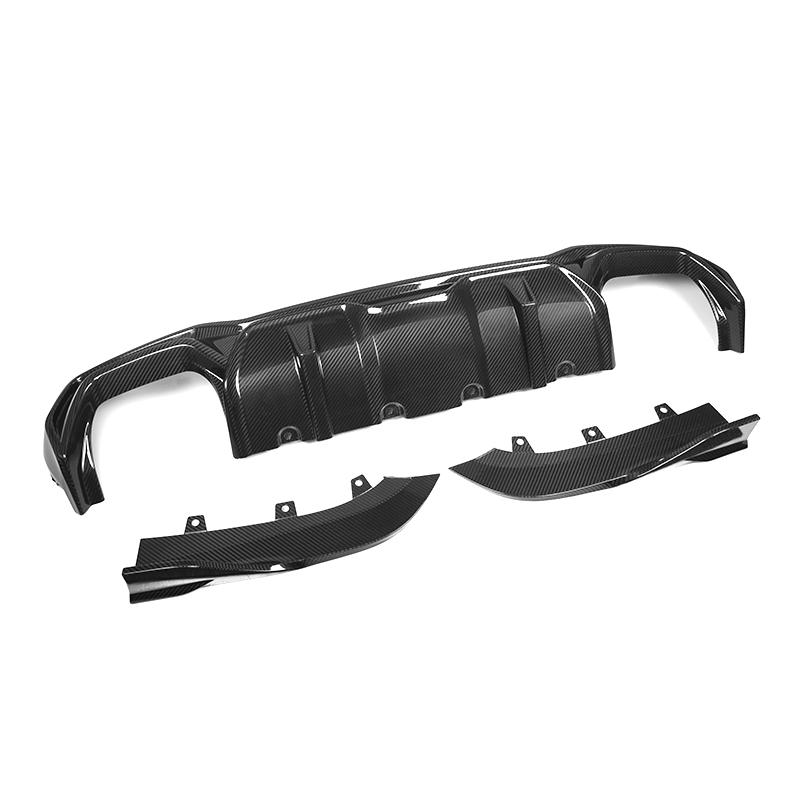 BMW G26 4 Series - SQ Carbon Fiber Dual Tip Rear Diffuser