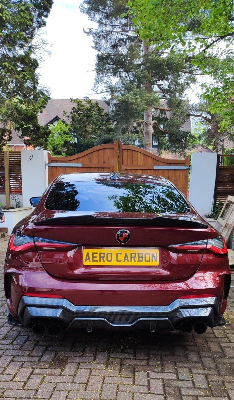 BMW G22/G23 4 Series - SQ Style Carbon Fiber Rear Diffuser