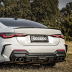 BMW G26 4 Series - SQ Carbon Fiber Dual Tip Rear Diffuser