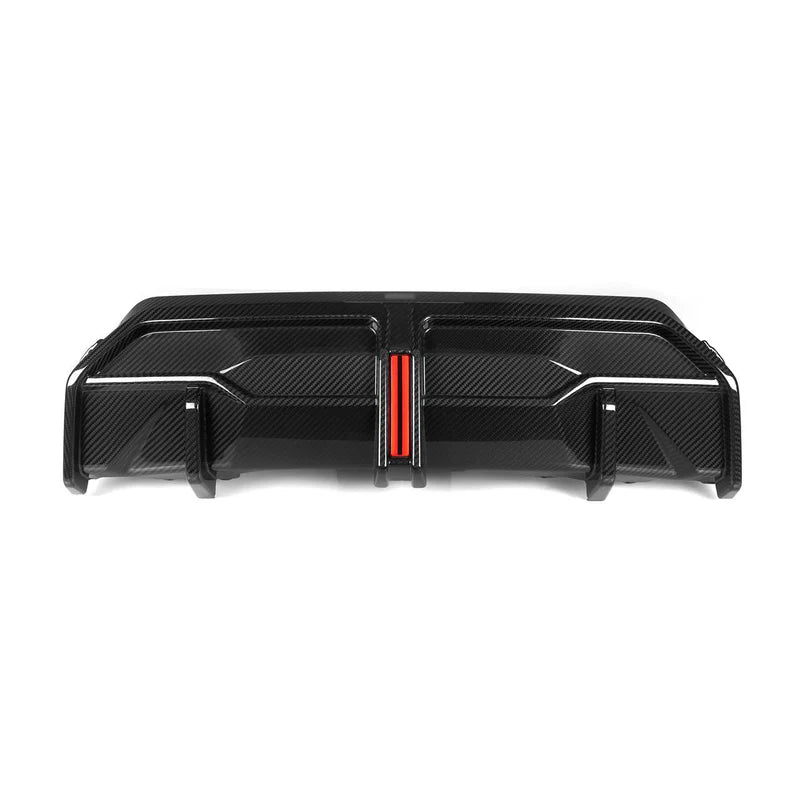 BMW G42 2 Series - SQ Style Carbon Fiber Rear Diffuser with Brake Light